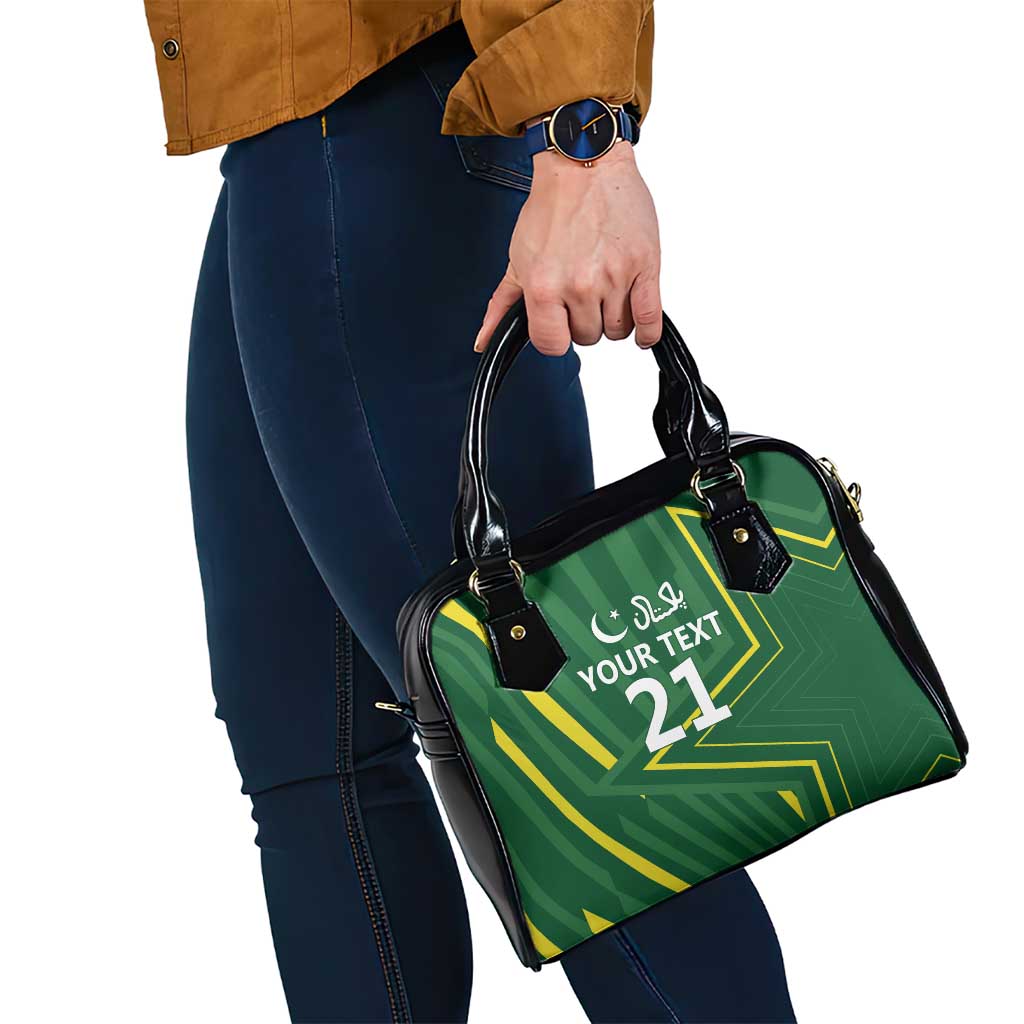 Pakistan Cricket Custom Shoulder Handbag Shaheen Falcon Go Champions