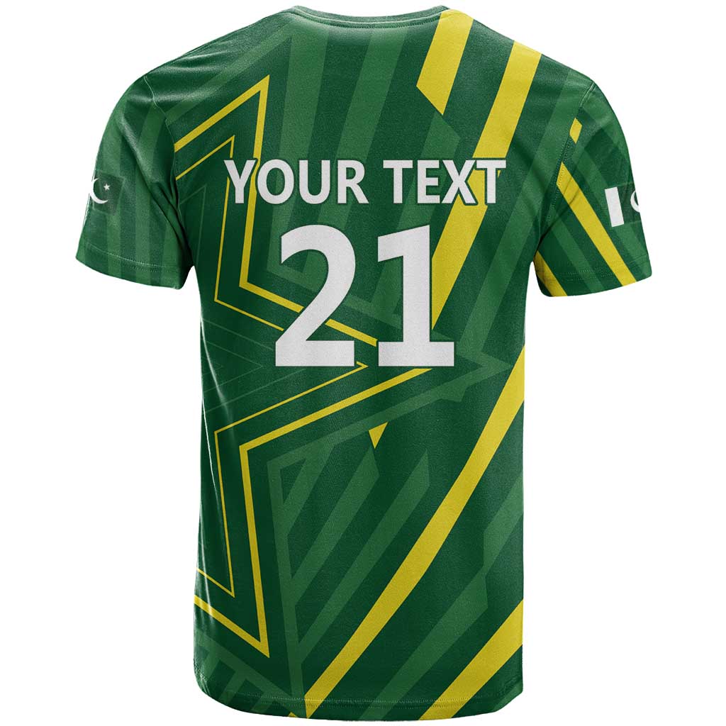 Pakistan Cricket Custom T Shirt Shaheen Falcon Go Champions - Wonder Print Shop