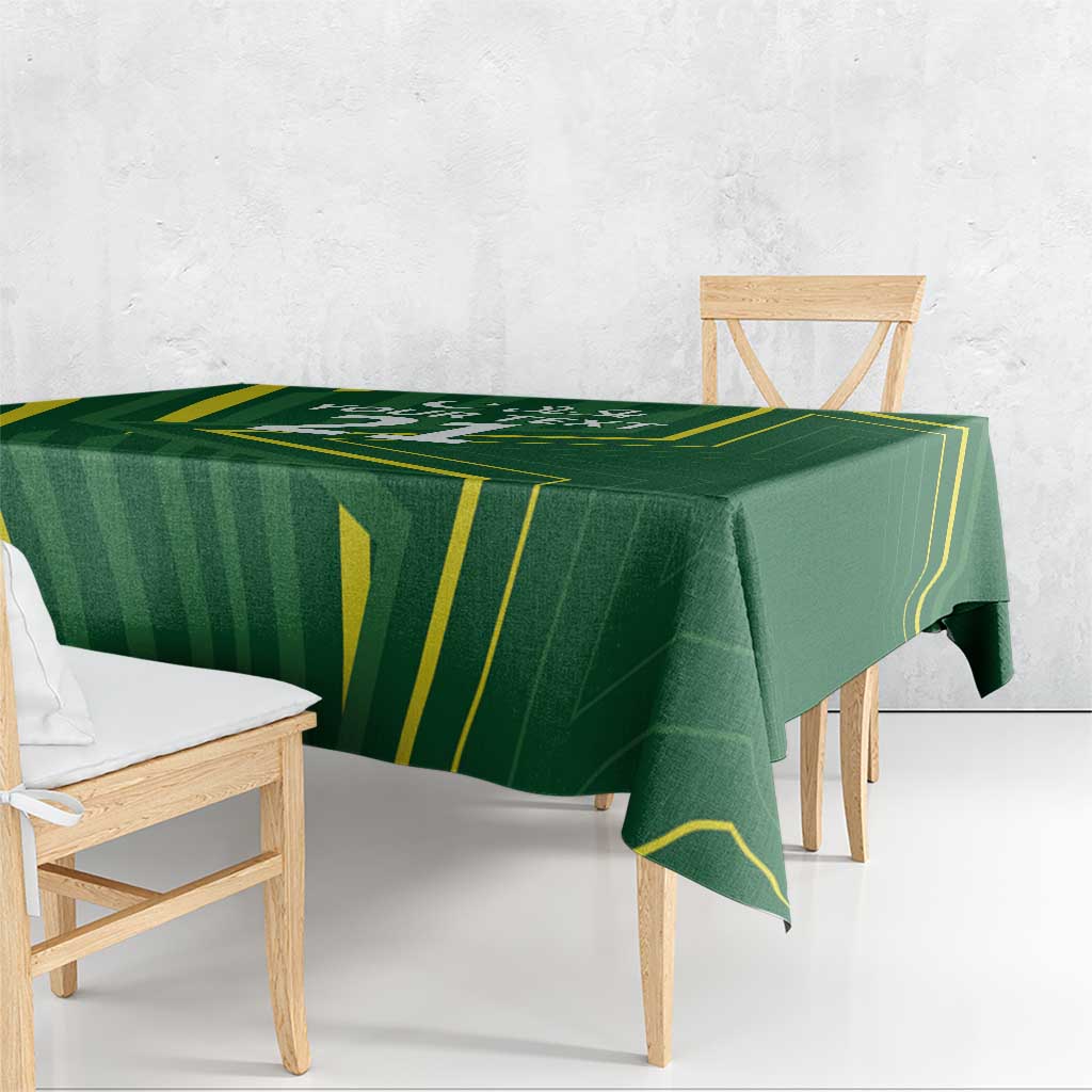 Pakistan Cricket Custom Tablecloth Shaheen Falcon Go Champions - Wonder Print Shop