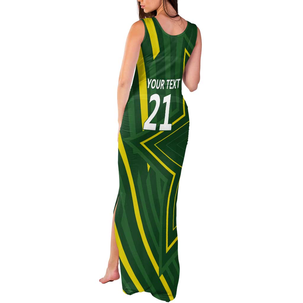 Pakistan Cricket Custom Tank Maxi Dress Shaheen Falcon Go Champions - Wonder Print Shop