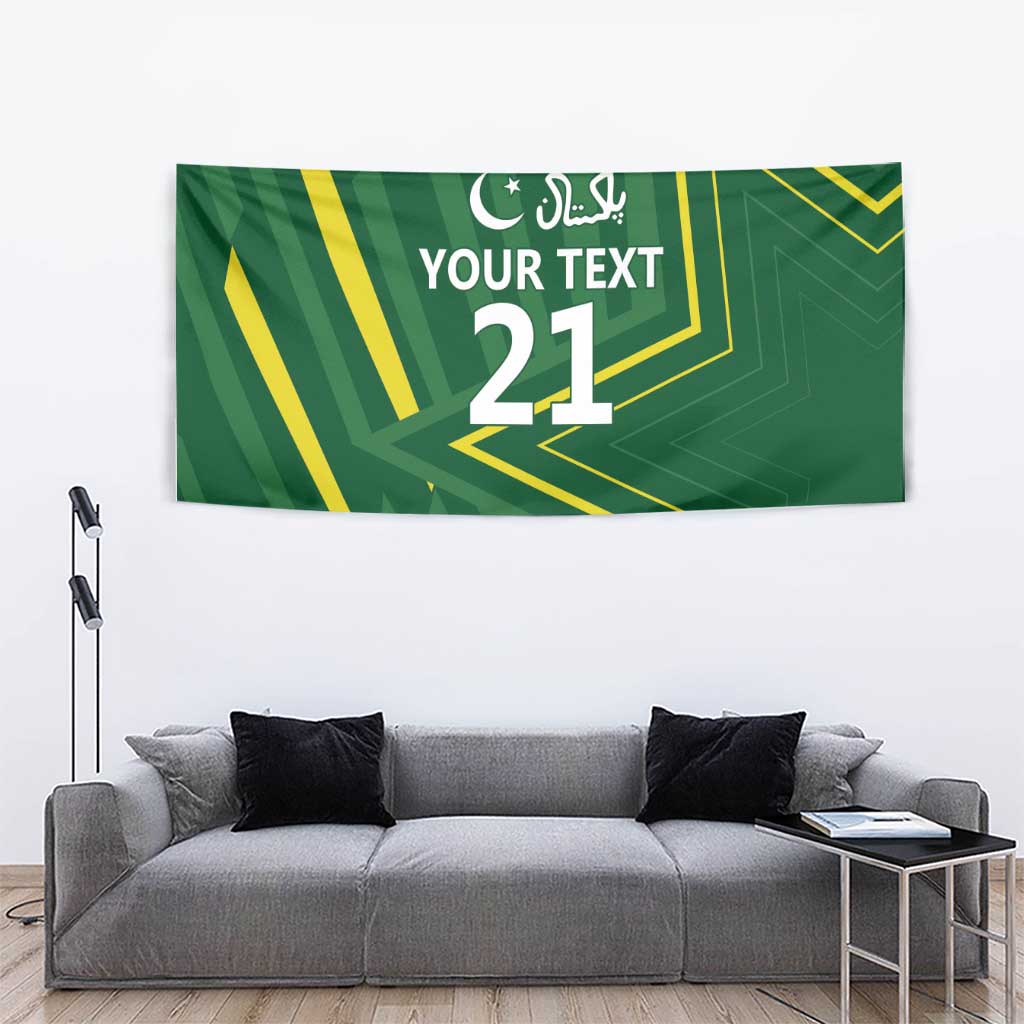 Pakistan Cricket Custom Tapestry Shaheen Falcon Go Champions - Wonder Print Shop