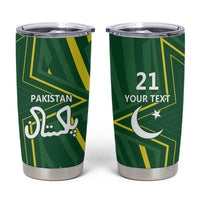 Pakistan Cricket Custom Tumbler Cup Shaheen Falcon Go Champions - Wonder Print Shop