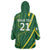 Pakistan Cricket Custom Wearable Blanket Hoodie Shaheen Falcon Go Champions - Wonder Print Shop
