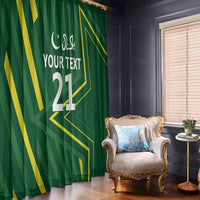 Pakistan Cricket Custom Window Curtain Shaheen Falcon Go Champions - Wonder Print Shop