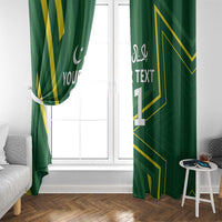 Pakistan Cricket Custom Window Curtain Shaheen Falcon Go Champions - Wonder Print Shop