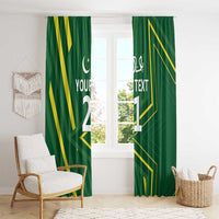 Pakistan Cricket Custom Window Curtain Shaheen Falcon Go Champions - Wonder Print Shop