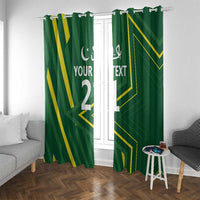Pakistan Cricket Custom Window Curtain Shaheen Falcon Go Champions - Wonder Print Shop