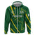 Pakistan Cricket Custom Zip Hoodie Shaheen Falcon Go Champions - Wonder Print Shop