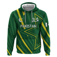 Pakistan Cricket Custom Zip Hoodie Shaheen Falcon Go Champions - Wonder Print Shop