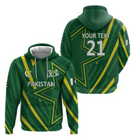 Pakistan Cricket Custom Zip Hoodie Shaheen Falcon Go Champions - Wonder Print Shop