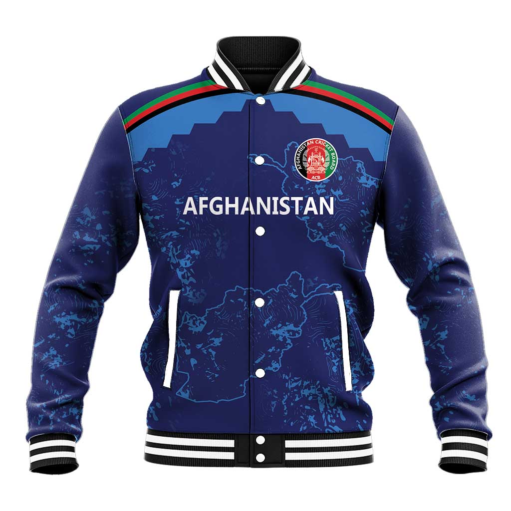 Afghan Atalans Cricket Custom Baseball Jacket Afghanistan Map with Sporty Style LT9 - Wonder Print Shop