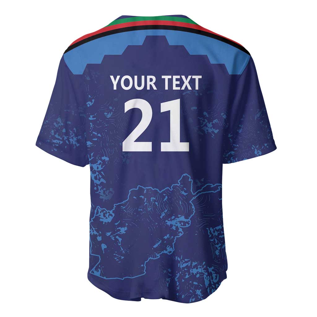 Afghan Atalans Cricket Custom Baseball Jersey Afghanistan Map with Sporty Style LT9 - Wonder Print Shop