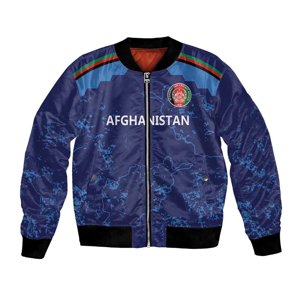 Afghan Atalans Cricket Custom Bomber Jacket Afghanistan Map with Sporty Style LT9 - Wonder Print Shop