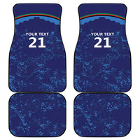 Afghan Atalans Cricket Custom Car Mats Afghanistan Map with Sporty Style LT9 - Wonder Print Shop