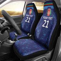 Afghan Atalans Cricket Custom Car Seat Cover Afghanistan Map with Sporty Style LT9 - Wonder Print Shop