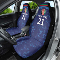 Afghan Atalans Cricket Custom Car Seat Cover Afghanistan Map with Sporty Style LT9 - Wonder Print Shop