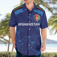 Afghan Atalans Cricket Custom Hawaiian Shirt Afghanistan Map with Sporty Style - Wonder Print Shop