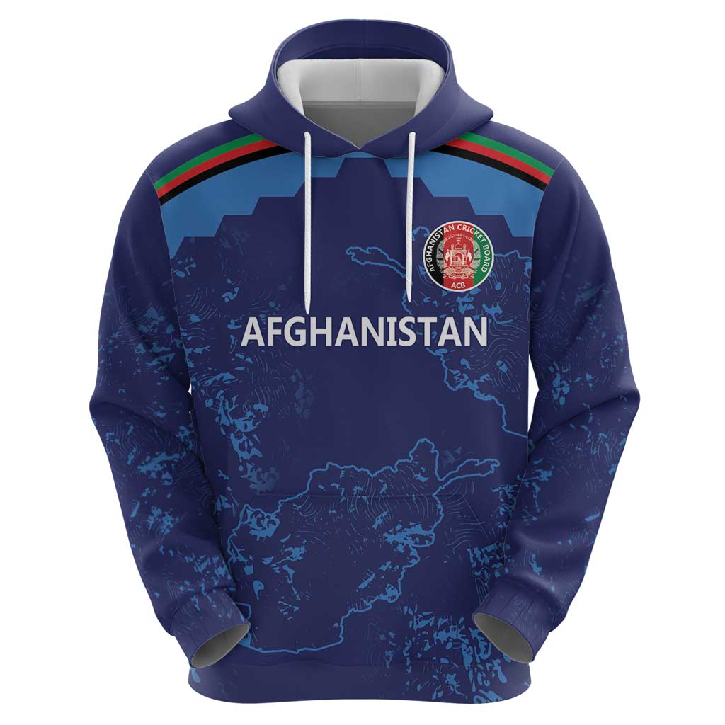Afghan Atalans Cricket Custom Hoodie Afghanistan Map with Sporty Style - Wonder Print Shop