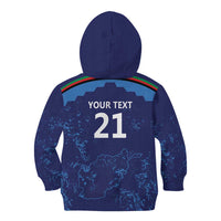 Afghan Atalans Cricket Custom Kid Hoodie Afghanistan Map with Sporty Style - Wonder Print Shop