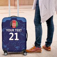 Afghan Atalans Cricket Custom Luggage Cover Afghanistan Map with Sporty Style - Wonder Print Shop