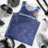 Afghan Atalans Cricket Custom Men Tank Top Afghanistan Map with Sporty Style - Wonder Print Shop