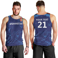 Afghan Atalans Cricket Custom Men Tank Top Afghanistan Map with Sporty Style - Wonder Print Shop