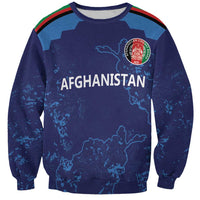 Afghan Atalans Cricket Custom Sweatshirt Afghanistan Map with Sporty Style - Wonder Print Shop
