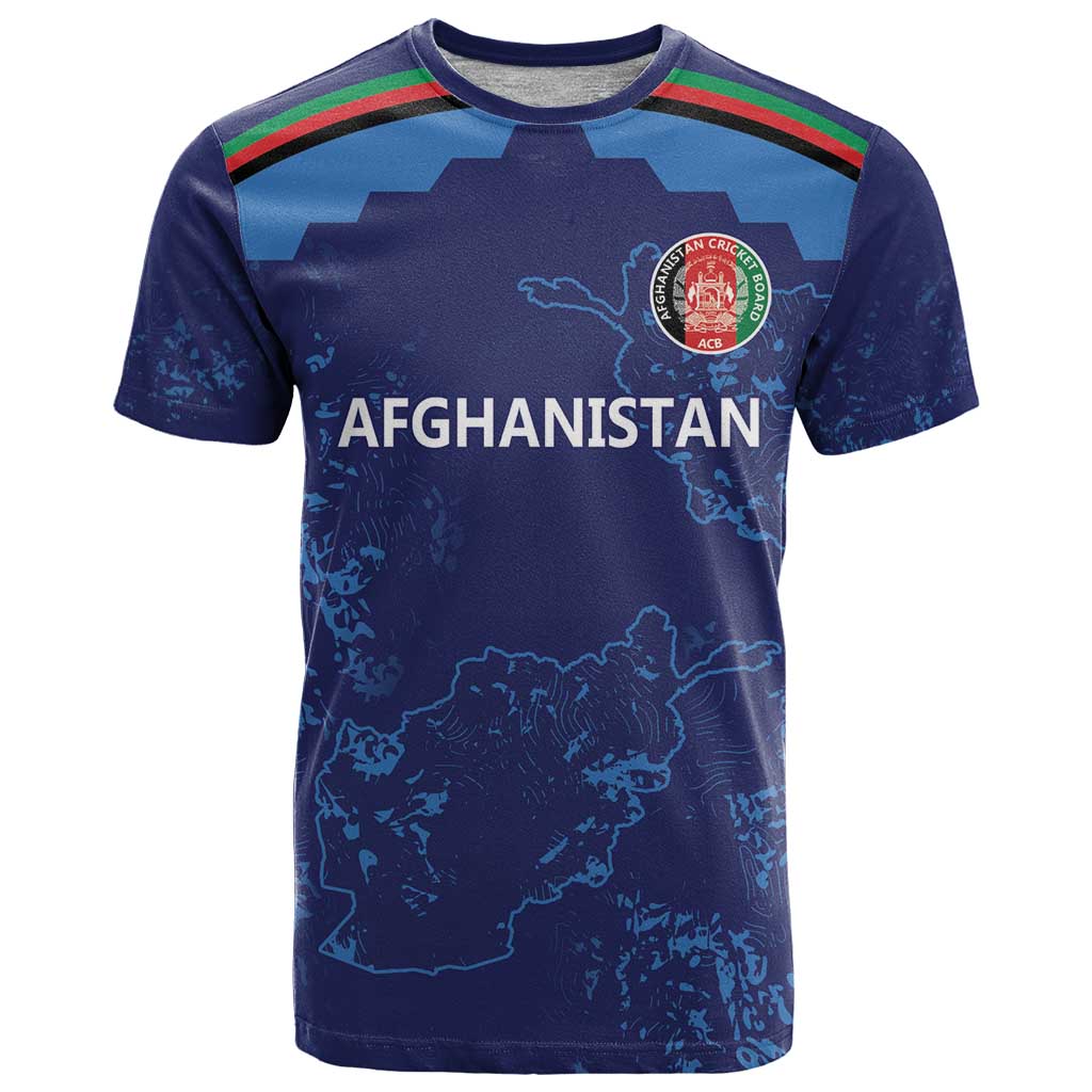 Afghan Atalans Cricket Custom T Shirt Afghanistan Map with Sporty Style - Wonder Print Shop