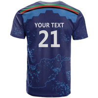 Afghan Atalans Cricket Custom T Shirt Afghanistan Map with Sporty Style - Wonder Print Shop