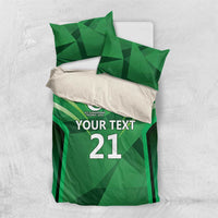 Pakistan Cricket Custom Bedding Set The Green Shirts with Sporty Pattern LT9 - Wonder Print Shop
