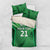 Pakistan Cricket Custom Bedding Set The Green Shirts with Sporty Pattern LT9 - Wonder Print Shop