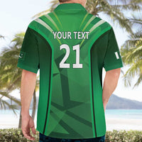 Pakistan Cricket Custom Hawaiian Shirt The Green Shirts with Sporty Pattern - Wonder Print Shop