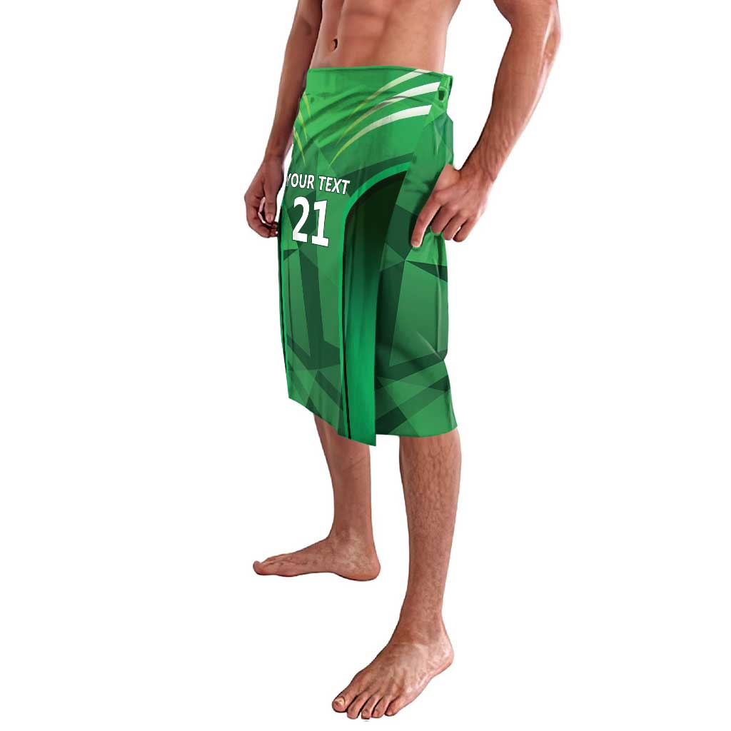 Pakistan Cricket Custom Lavalava The Green Shirts with Sporty Pattern - Wonder Print Shop