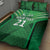 Pakistan Cricket Custom Quilt Bed Set The Green Shirts with Sporty Pattern - Wonder Print Shop