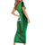 Pakistan Cricket Custom Short Sleeve Bodycon Dress The Green Shirts with Sporty Pattern - Wonder Print Shop