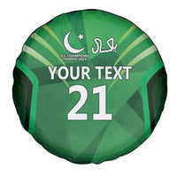 Pakistan Cricket Custom Spare Tire Cover The Green Shirts with Sporty Pattern - Wonder Print Shop