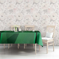 Pakistan Cricket Custom Tablecloth The Green Shirts with Sporty Pattern - Wonder Print Shop