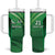Pakistan Cricket Custom Tumbler With Handle The Green Shirts with Sporty Pattern - Wonder Print Shop