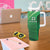 Pakistan Cricket Custom Tumbler With Handle The Green Shirts with Sporty Pattern - Wonder Print Shop