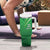 Pakistan Cricket Custom Tumbler With Handle The Green Shirts with Sporty Pattern - Wonder Print Shop