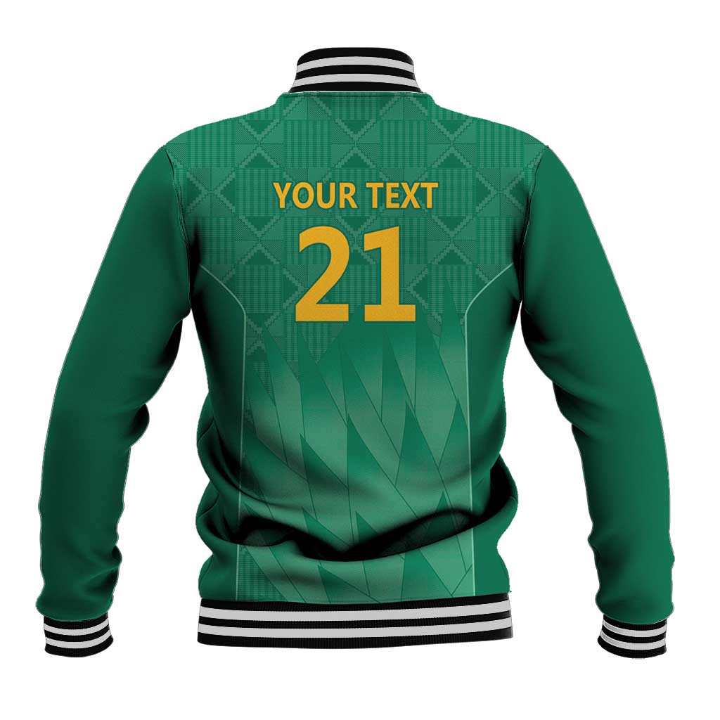South Africa Cricket Custom Baseball Jacket Proteas Green LT9 - Wonder Print Shop
