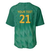 South Africa Cricket Custom Baseball Jersey Proteas Green LT9 - Wonder Print Shop