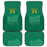 South Africa Cricket Custom Car Mats Proteas Green LT9 - Wonder Print Shop
