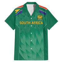South Africa Cricket Custom Family Matching Mermaid Dress and Hawaiian Shirt Proteas Green LT9 - Wonder Print Shop