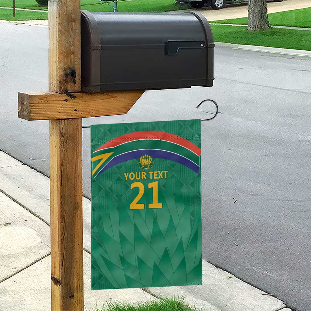 South Africa Cricket Custom Garden Flag Proteas Green - Wonder Print Shop