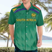South Africa Cricket Custom Hawaiian Shirt Proteas Green - Wonder Print Shop