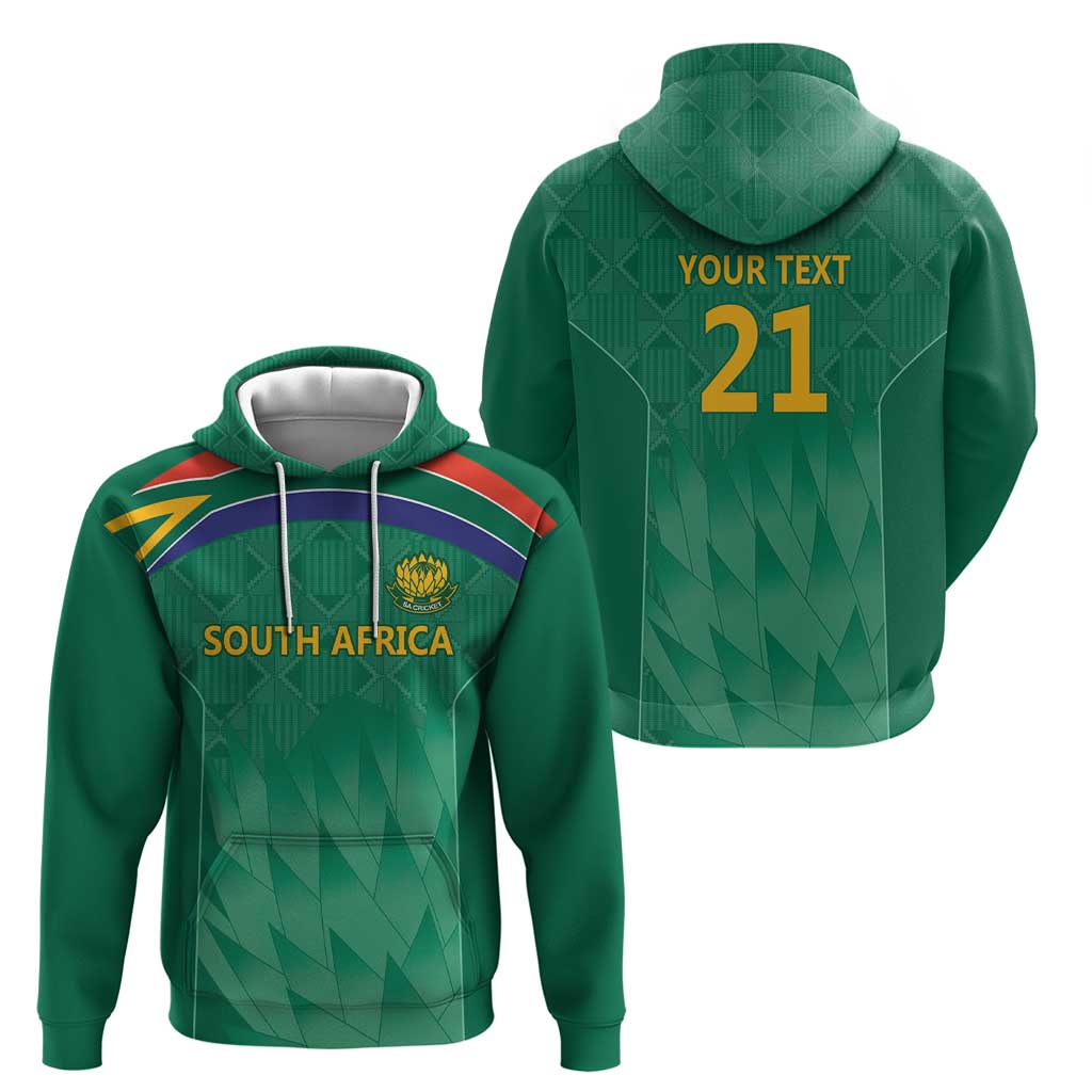 South Africa Cricket Custom Hoodie Proteas Green - Wonder Print Shop