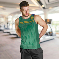 South Africa Cricket Custom Men Tank Top Proteas Green - Wonder Print Shop