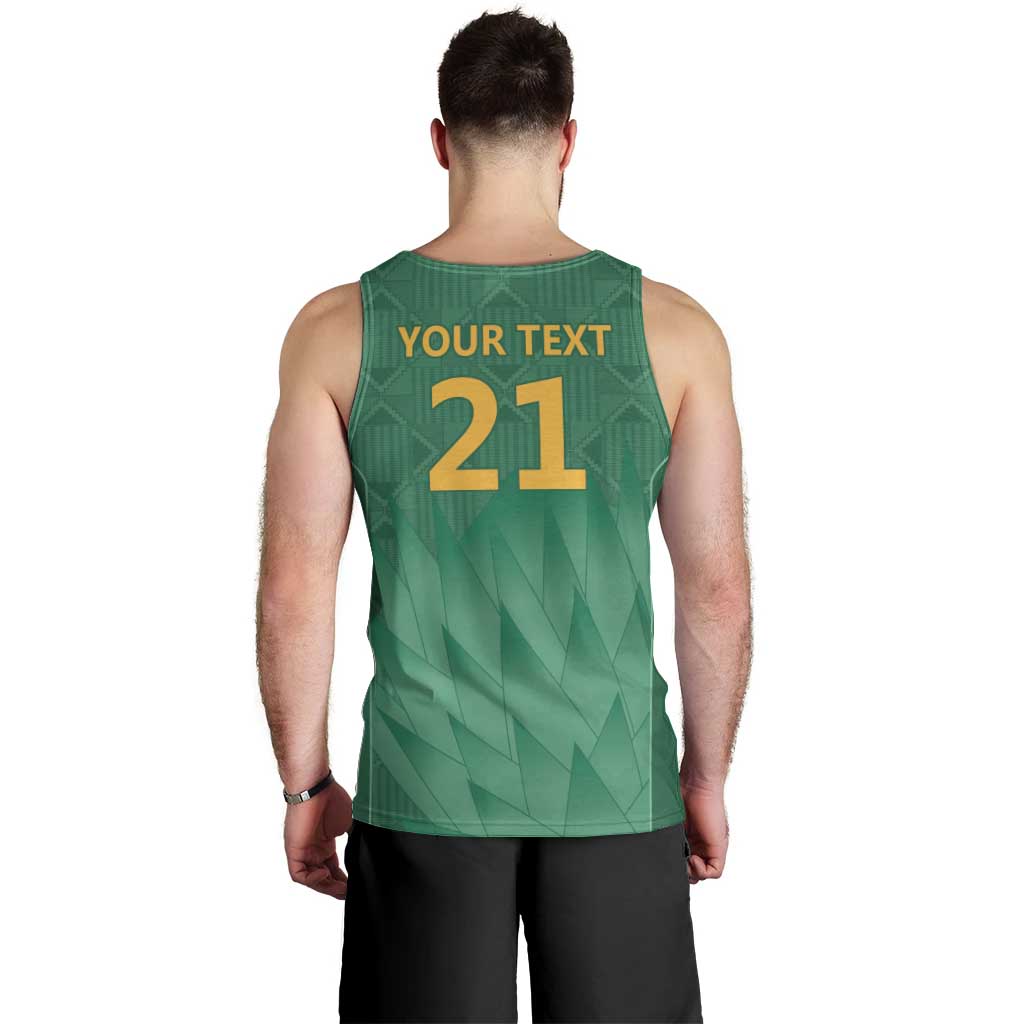 South Africa Cricket Custom Men Tank Top Proteas Green - Wonder Print Shop