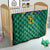 South Africa Cricket Custom Quilt Proteas Green - Wonder Print Shop